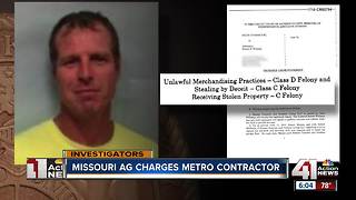 Concrete contractor facing six felony charges