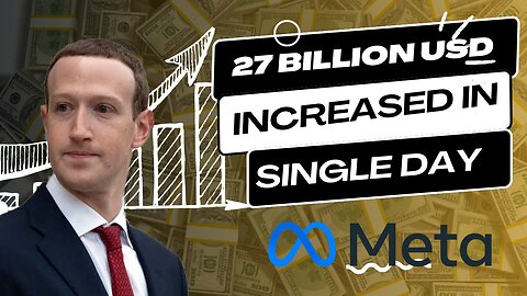 Mark Zuckerberg networth increased by 27 Billion USD in single day #stockmarket