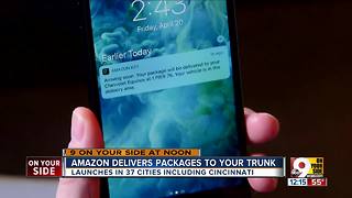 Amazon offers in-car delivery to select vehicles