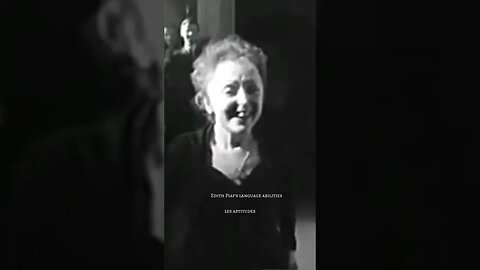 🇫🇷 Famous polyglots/polyglottes célèbres -Edith Piaf