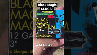 🔥Grizz Cannon!!!💪🇺🇸 BLACK MAGIC Slugs #shorts #alaska #trending