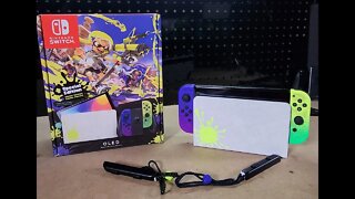 Splatoon 3 Limited Edition OLED Nintendo Switch Console #shorts #splatoon3