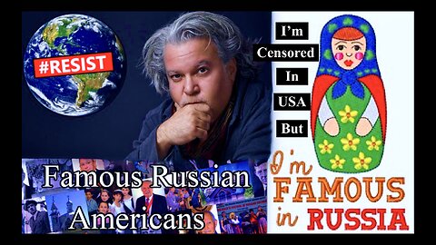 Censored Artist In USA Is Super Famous In Russia Veteran American Refugee Drops Truth Bombs Over USA