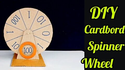 DIY Cardbord Spinner / How to make a Cardbord Numbring Spinner