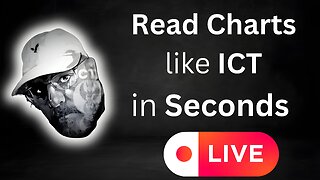 How to read Charts like ICT in 5 seconds 🔴 Live
