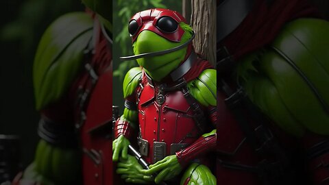 Kermit the Frog as Deadpool #funny #shorts