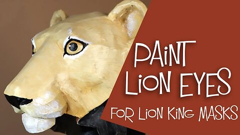 Easy Tip for Painting Lion Eyes