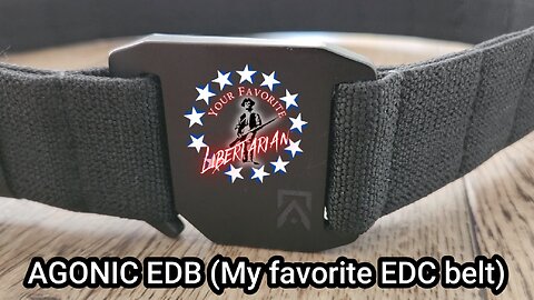 My Favorite EDC Belt (Agonic EDB)