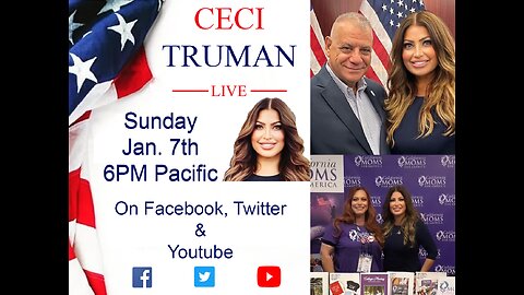 1-7-2024 Ceci Truman Live with guests Tom Trento and Barbie George