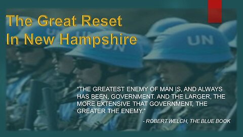 THE GREAT RESET IN NEW HAMPSHIRE