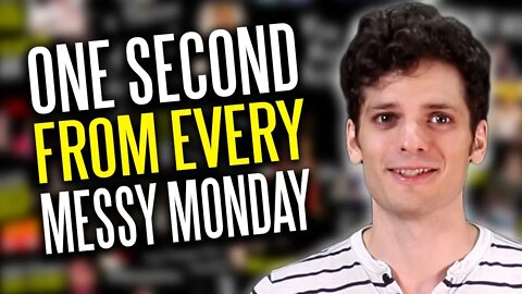 One second from all 400 episodes of Messy Mondays