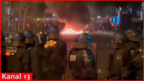 After elections mass protests have started in France