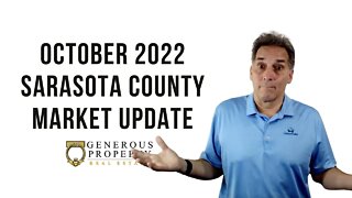 Sarasota County Real Estate Market Update October 2022 | Homes for Sale in Sarasota