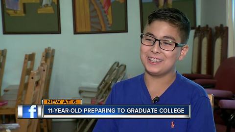 11-year-old set to graduate from St. Petersburg College