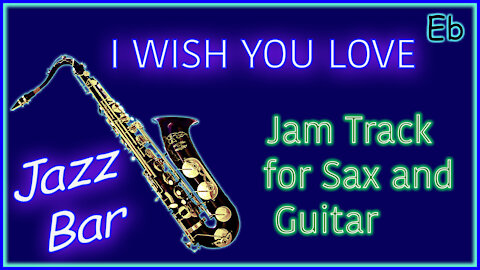 423 SMOOTH JAZZ Backing Track in Eb for SAX and GUITAR