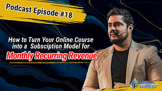 How to Generate Monthly Recurring Revenue with Subscriptions & Memberships with Tony Acosta