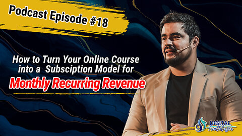 How to Generate Monthly Recurring Revenue with Subscriptions & Memberships with Tony Acosta