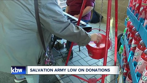 Salvation Army Red Kettle Campaign off to a slow start this holiday season