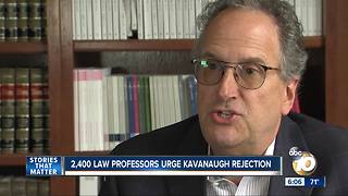 Law professors urge Kavanaugh rejection