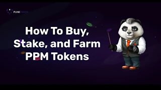 PunkPanda - How to BUY, STAKE or FARM the PPM Token