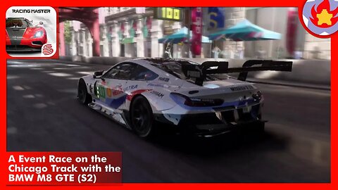 A Event Race on the Chicago Track with the BMW M8 GTE (S2) | Racing Master