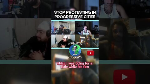 stop protesting in progressive cities it doesn't do anything #shorts #debate #politics