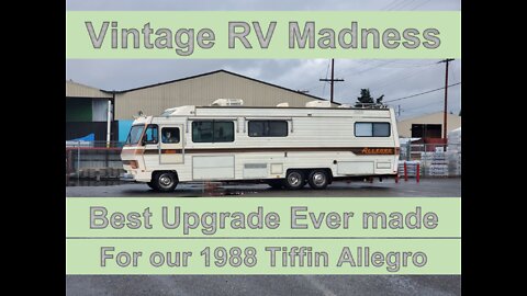 Best Vintage RV Upgrade Ever