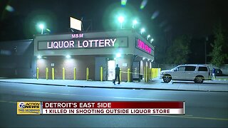 Man killed in shooting outside liquor store