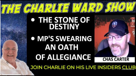 THE STONE OF DESTINY, MP'S SWEARING AN OATH OF ALLEGIANCE WITH CHAS CARTER AND CHARLIE WARD
