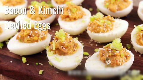 Bacon And Kimchi Deviled Eggs For Weight Loss Part:1