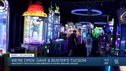 Dave and Busters reopens with some safety precautions