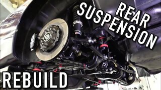 Rebuilding The Rear Suspension & Installing Custom Axles: 240SX Restomod Ep.21