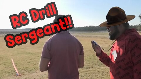 RC Glider Drill Sergeant!! Sir, yes sir!