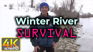 How to Survive Falling in a River in the Winter How to Dry Off (4k UHD)