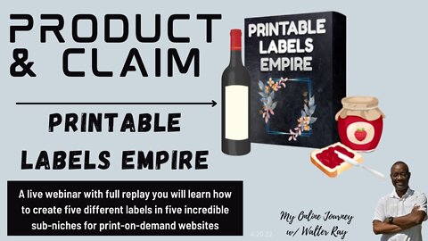 Product & Claim | Printable Labels Empire | Step-by-Step on Creating Labels to Resell on Esty