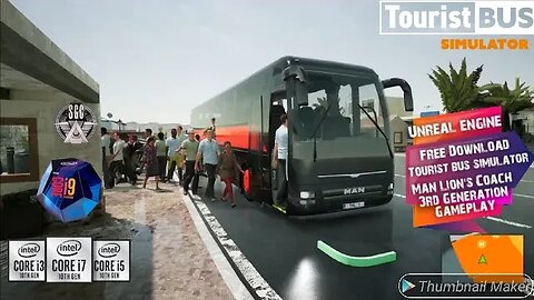 Tourist Bus Simulator Free Download Man Lion's Coach 3rd Generation Gameplay