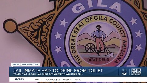 Jail inmate had to drink water from toilet