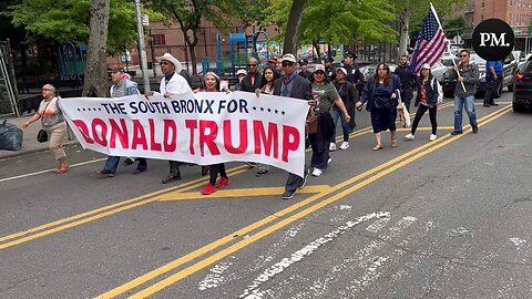 MOMENTUM is Breathtaking! This is the Bronx a week before the rally. The TRUMP Wave!
