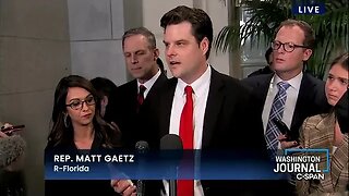 BREAKING! Matt Gaetz says Republican House members were threatened with removal