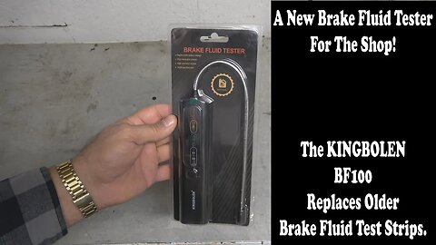 The Kingbolen BF100 Brake Fluid Tester. A Modern Solution To The Older Test Strip Check.