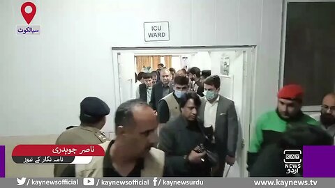 وزیر اعلی کا دورہ سیالکوٹ شہر میں جاری ترقیاتی کاموں کا جاٸزہ