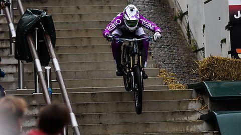 City downhill in Holland