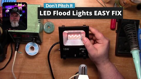 Easy Fix LED Flood Lights Color Changing Bluetooth