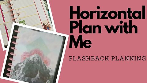 Flashback planning - horizontal layout plan with me