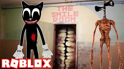 Roblox Scary Stories 2021 CARTOON CAT vs SIREN HEAD