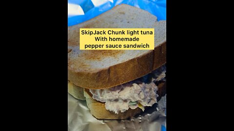 I Made Tuna Sandwich With Homemade Pepper Sauce!!!