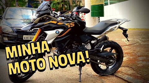 COMPREI A NOVA BMW G310 GS 2021 0KM