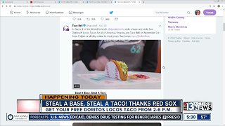Get a free taco thanks to the Red Sox