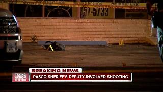 Man shot multiple times after firing a pellet gun at deputies