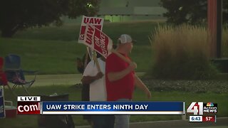 UAW members on 9th day of General Motors strike